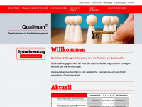 qualiman.ch Webseite Vorschau