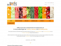 qualiservice.ch Webseite Vorschau