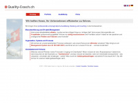 quality-coach.ch Webseite Vorschau