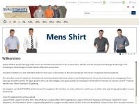 qualityshirts.de Webseite Vorschau