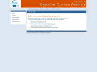 quantumverein.de Webseite Vorschau