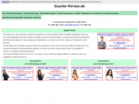 quarter-horses.de Webseite Vorschau
