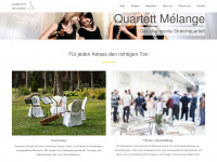 quartett-melange.de Webseite Vorschau