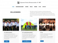 quartettverein-heisterschoss.de Webseite Vorschau