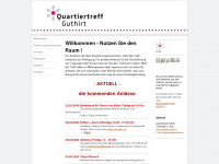 quartiertreff-guthirt.ch Webseite Vorschau