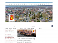 quartierverein-kurzdorf.ch Webseite Vorschau