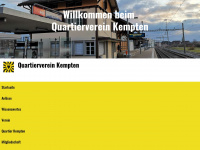 quartierverein-kempten.ch Webseite Vorschau