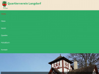 quartierverein-langdorf.ch Webseite Vorschau