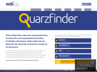 quarzfinder.de Webseite Vorschau