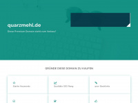quarzmehl.de Webseite Vorschau