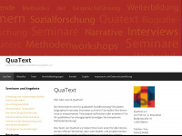 quatext.de Webseite Vorschau