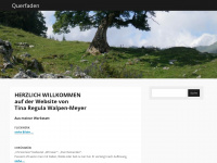 querfaden.ch Webseite Vorschau