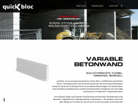 quickbloc.at Webseite Vorschau