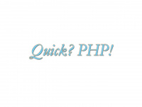 quickphp.de Webseite Vorschau