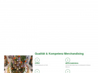 quk-merchandising.at Webseite Vorschau