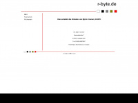 r-byte.de Webseite Vorschau