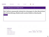 r-elektronik.ch Webseite Vorschau