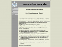 r-knoess.de Webseite Vorschau
