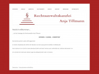 ra-kanzlei-tillmann.de Webseite Vorschau
