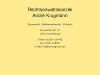 ra-krugmann.de Webseite Vorschau