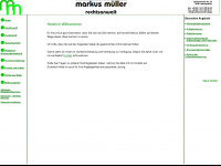 ra-markus-mueller.de Webseite Vorschau