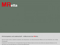 mretta.de Webseite Vorschau