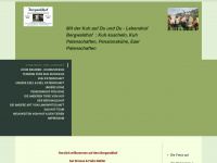 bergwaldhof-1.de Webseite Vorschau
