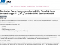 dfo.info Webseite Vorschau