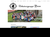 volkstanzgruppe-besse.de Webseite Vorschau