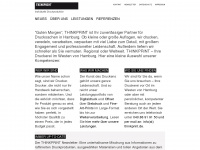 thinkprint.de Webseite Vorschau
