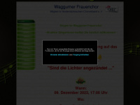 waggumer-frauenchor.de Webseite Vorschau
