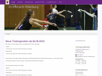 badminton-eintracht-oldenburg.de Webseite Vorschau