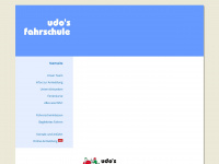 udos-fahrschule.net Webseite Vorschau