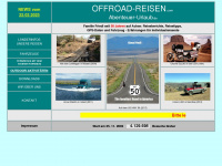 offroad-reisen.com Webseite Vorschau
