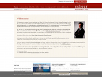 ra-scheer.at Webseite Vorschau
