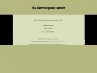 ra-servicegesellschaft.de Webseite Vorschau