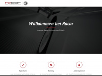 racar.ch Webseite Vorschau