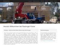 rachinger-krane.de Webseite Vorschau