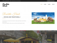 raclette-huesli.ch Webseite Vorschau