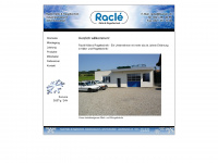 racle.ch Webseite Vorschau