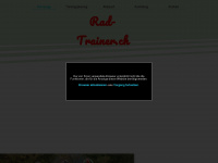 rad-trainer.ch Webseite Vorschau