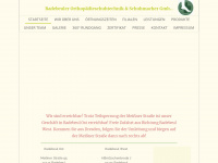 radebeuler-orthopaedieschuhtechnik.de Webseite Vorschau