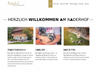 raderhof.at Webseite Vorschau