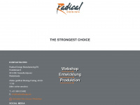 radicaldesign.de Webseite Vorschau