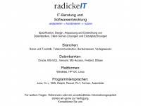 radickeit.de Webseite Vorschau