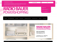 radiobauer.at Webseite Vorschau