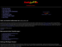 radiojunkie.de Webseite Vorschau