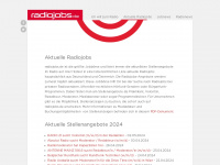 radiojobs.de Webseite Vorschau