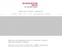 radiologie-lwl.de Webseite Vorschau