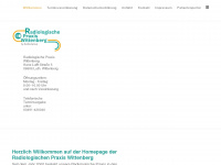 radiologie-wittenberg.de Webseite Vorschau